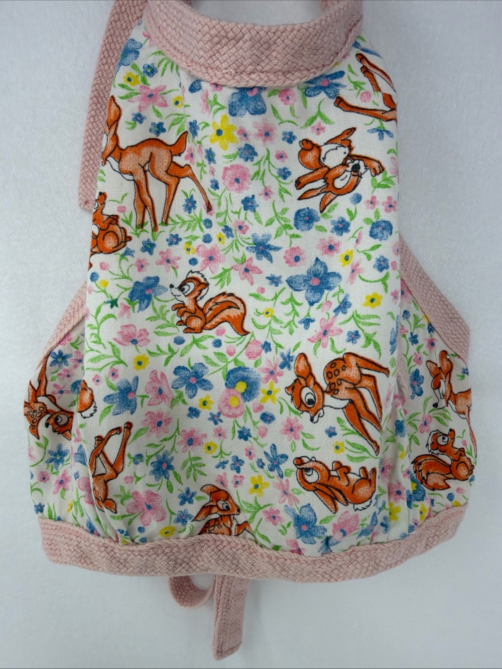Vintage Toddler Girl Bambi Print Halter Top